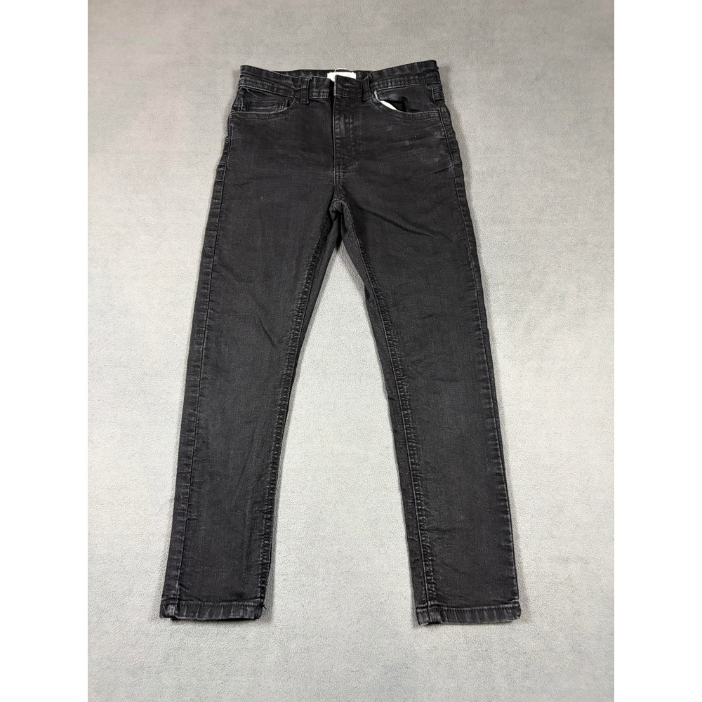 Copper Denim Jeans Boys 10 Black Skinny Stretch 9CO4301CRS